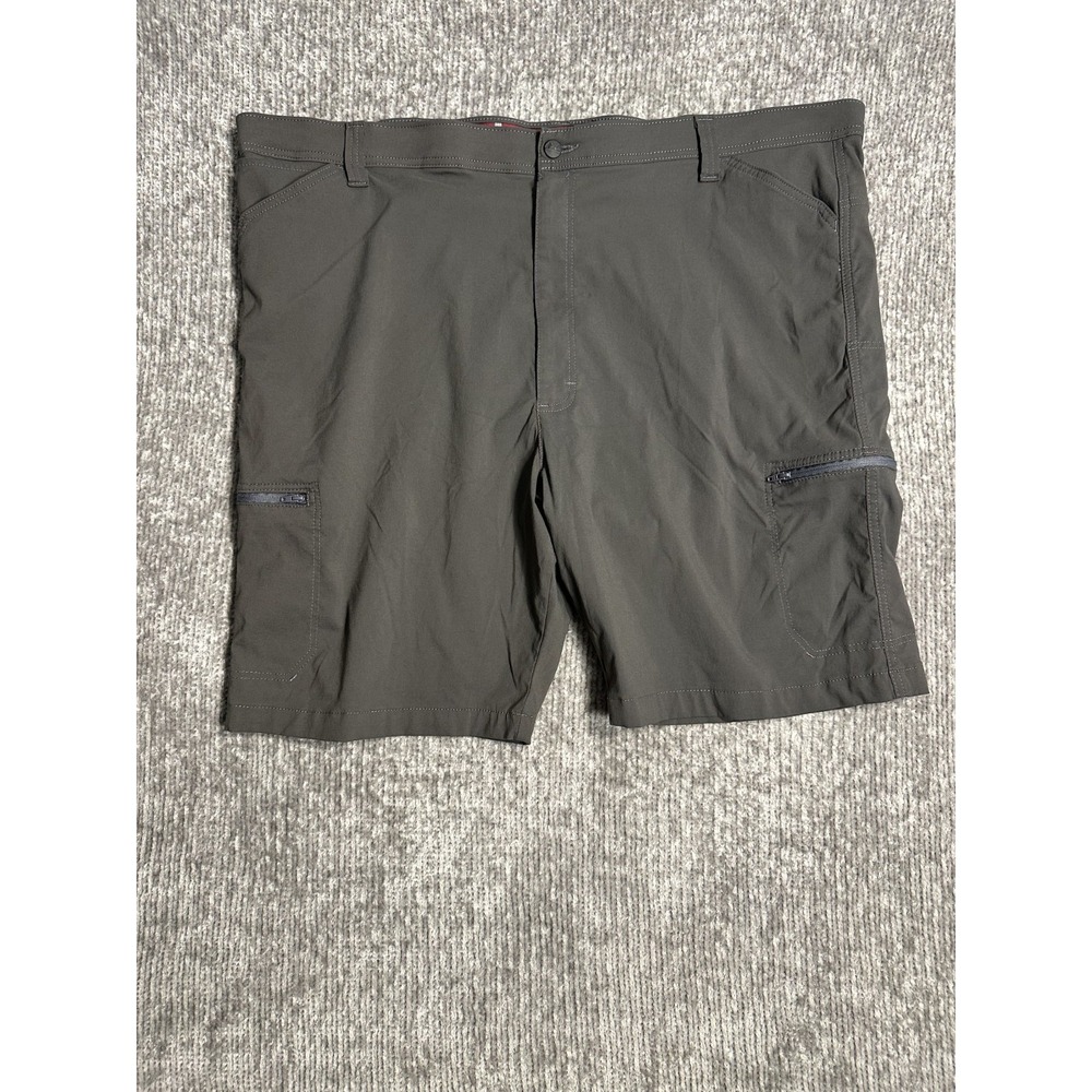 Wrangler Mens All Terrain Cargo Shorts 48 Smoke 9" Inseam 112318782